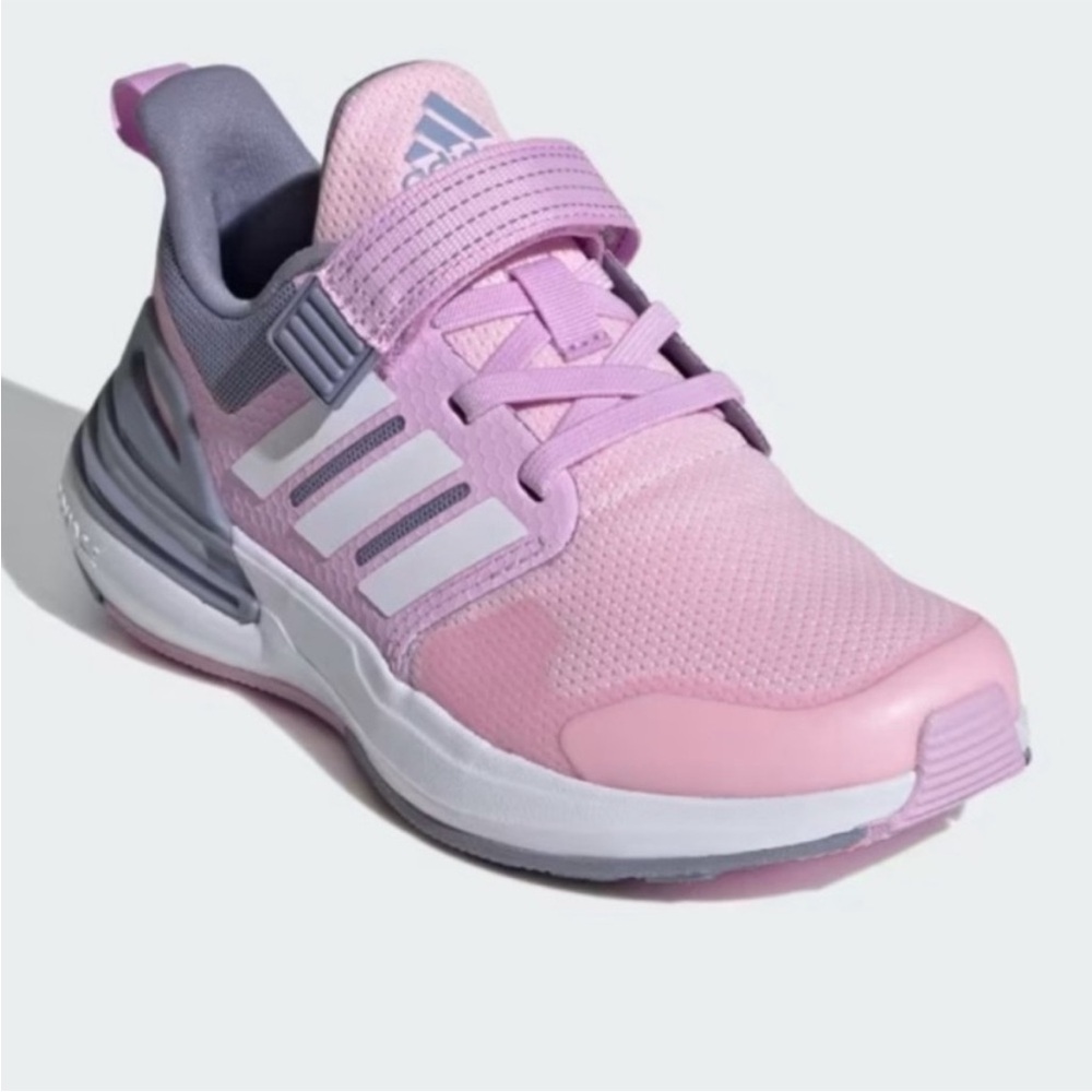 Adidas Kids' Light Pink and Purple Sneakers